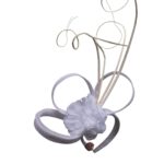 White Fascinator
