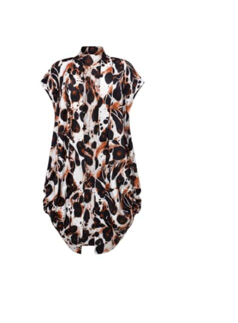 Short Ankara Kimono Top