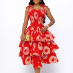 Ruby Ruffle Luxe Dress
