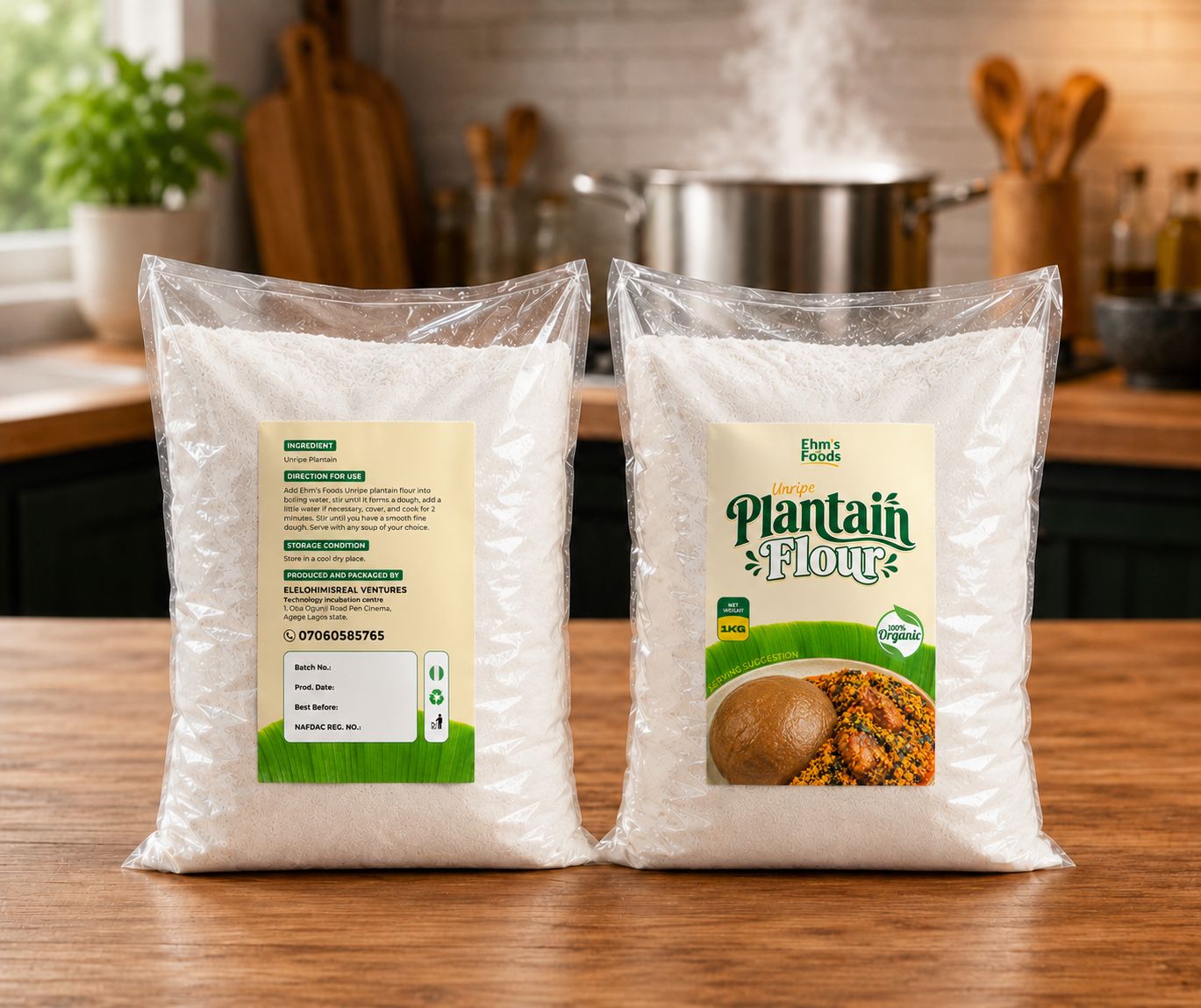 Plantain Flour 1kg