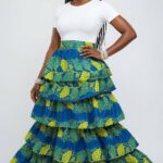 Green Maxi Skirt