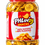 Ripe spicy plantain chips